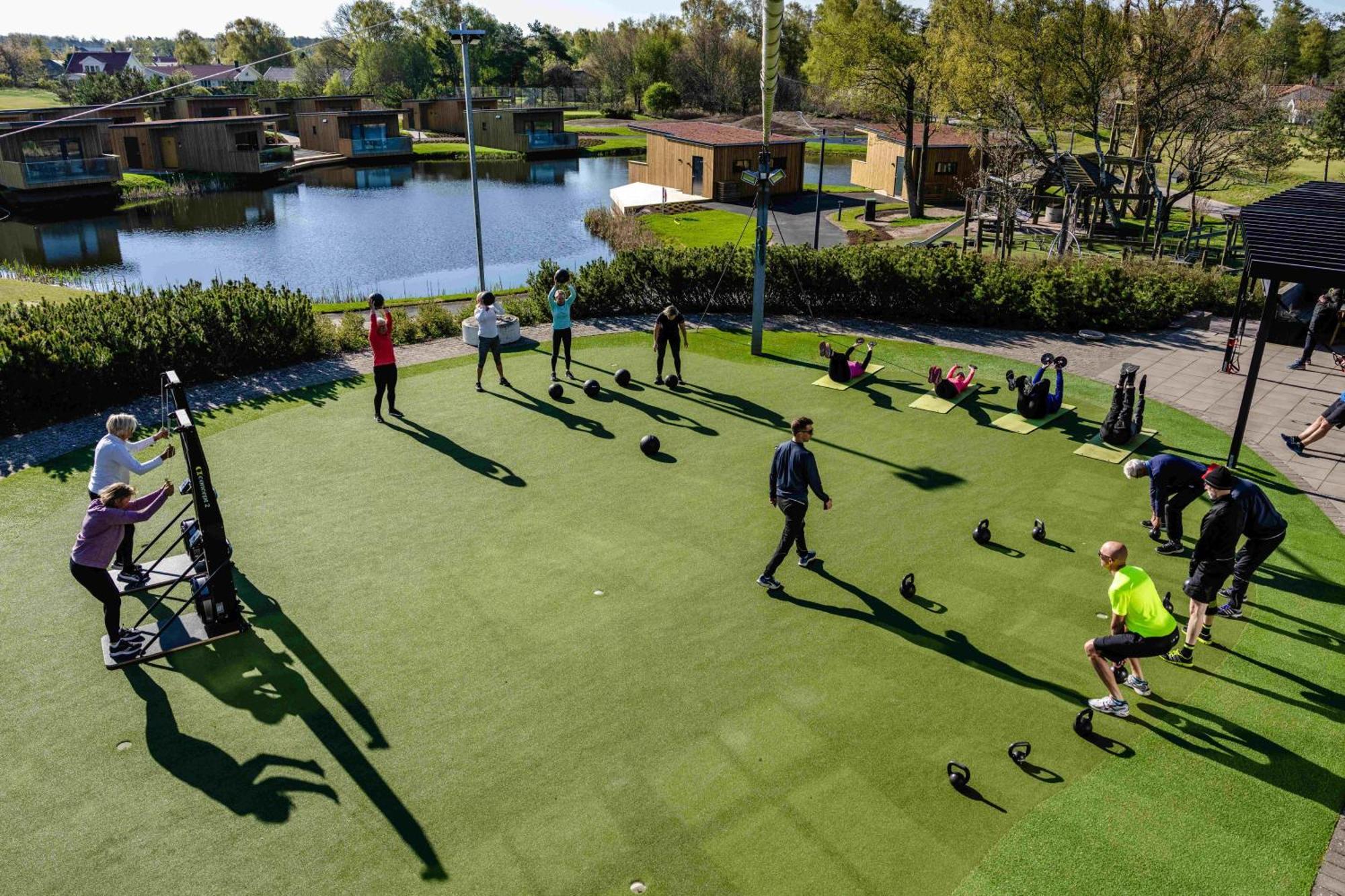 Halmstad Golfarena Hotell & Laegenheter Strandlida Dış mekan fotoğraf